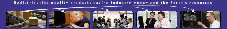 Redistributing quality products saving industry money and the earth's resources