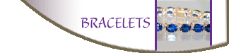 Created Blue Sapphire Bracelets
