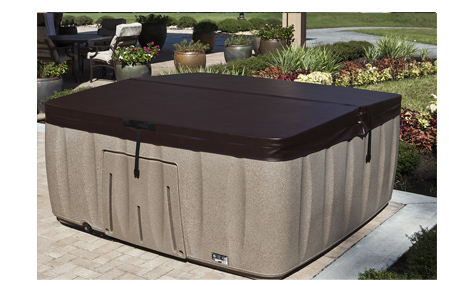 Dream Maker Spas Big EZ Sandstone Hot Tub   Factory Second  