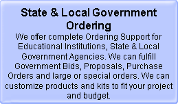 Commandes des gouvernements d'État et locaux