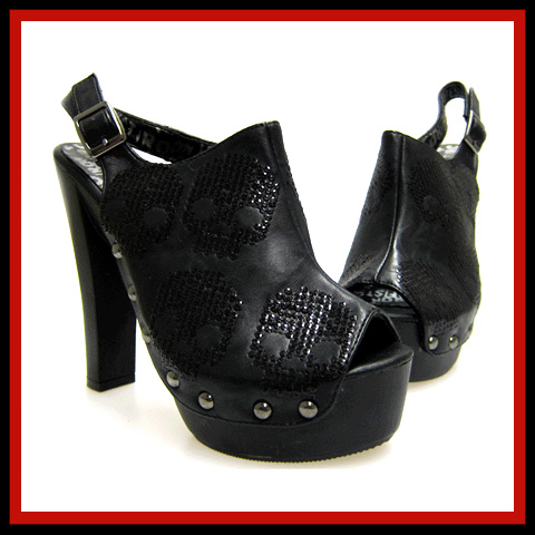 Iron Fist Muerte Punk Princess Platforms Heels Skulls  