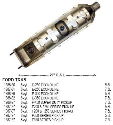 99 04 F250 F350 BIG DADDY Dynomax Dual Exh Super Duty  